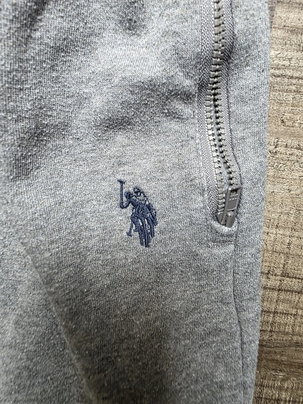 U.S. Polo Assn. Men's Light Gray Jogger Sweatpants